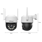Srihome SH072 8MP 2.4 / 5G WiFi Outdoor AI Auto-Tracking Wireless WiFi Security Camera, EU Plug, US Plug, UK Plug, AU Plug