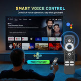 HK1 RBOX X50 Android 14 Smart TV Box with Remote Control, Amlogic S905A Quad-Core, 4GB+32GB, 4GB+64GB, 4GB+128GB