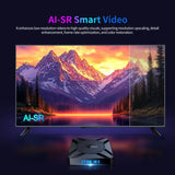 X96 M300 Android 14 Smart TV Box with Remote Control, Amlogic S905X5M Quad-Core, 4GB+32GB