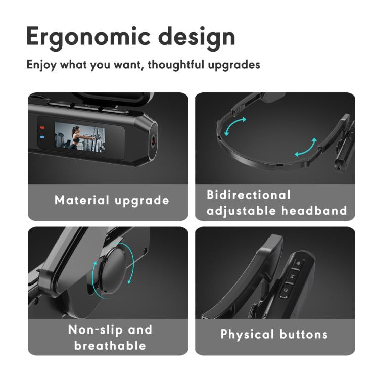 S111 2.7K 110-degree Wide Head-Mounted Sports Camera