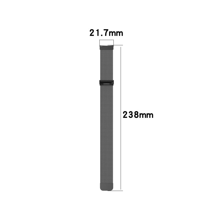 Milanese Casual Magnetic Strap, Size: Free Size, For Xiaomi Haylou Solar LS05