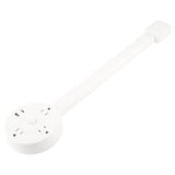 US Plug Round Power Outlet Extender Power Socket Extension Tool with USB / Type-C Fast Charging, 3 AC + USB