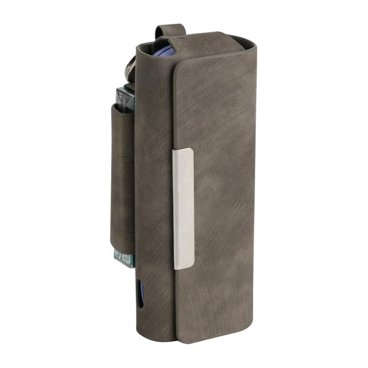 Frosted Retro Pattern Electronic Cigarette and Cigarette Storage Bag with Hook, For IQOS ILUMA / ILUMA i