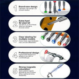 RELIFE RL-717 Rocket-Head Screwdrivers for Disassembling and Repairing (5 in 1 Set)