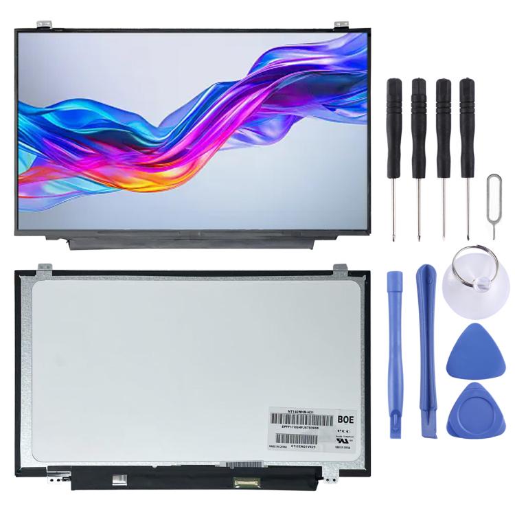 1366x768 14 inch Glossy LCD Screen, For HP 14-DQ0032DX, For HP 14-DQ000, For HP 110 L61947-001 For HP 110 L61947-001