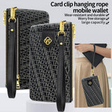 VIETAO VT-ZP-242 Multifunctional Leather Phone Bag with Lanyard