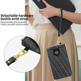 VIETAO VT-ZP-242 Multifunctional Leather Phone Bag with Lanyard