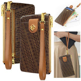 VIETAO VT-ZP-242 Multifunctional Leather Phone Bag with Lanyard