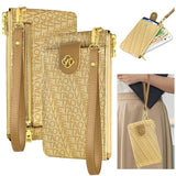 VIETAO VT-ZP-242 Multifunctional Leather Phone Bag with Lanyard