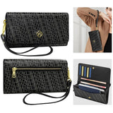 VIETAO VT-ZP-243 Multifunctional Leather Phone Bag with Lanyard