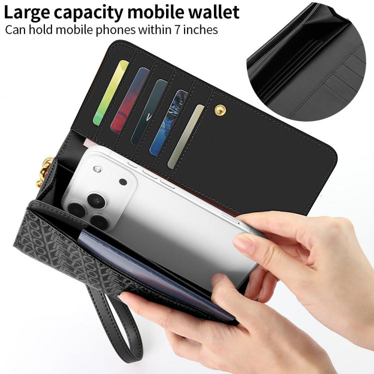 VIETAO VT-ZP-243 Multifunctional Leather Phone Bag with Lanyard