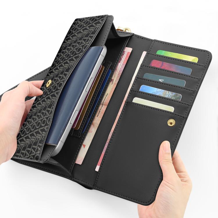 VIETAO VT-ZP-243 Multifunctional Leather Phone Bag with Lanyard