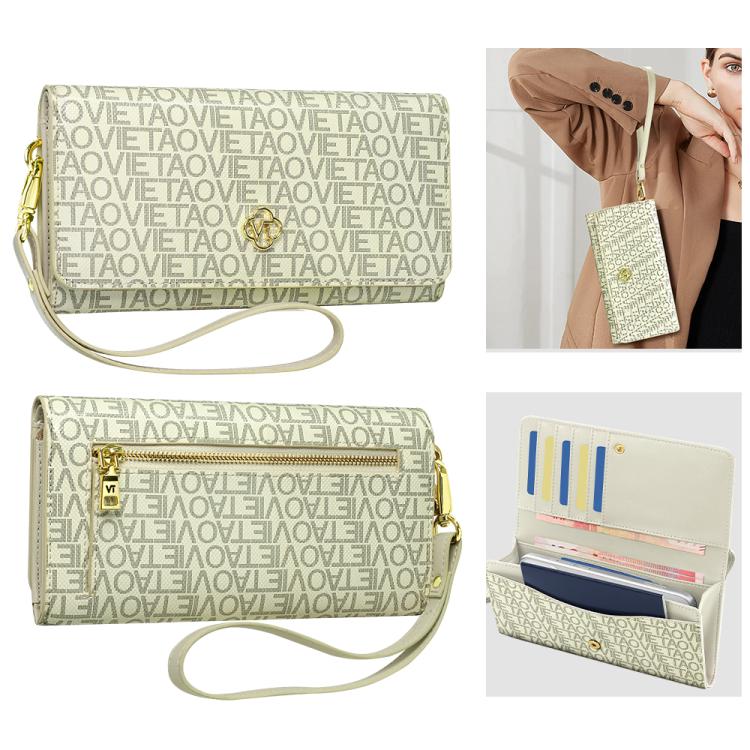 VIETAO VT-ZP-243 Multifunctional Leather Phone Bag with Lanyard