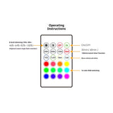 2pcs Smart Touch Control Mural Light RGB Wall Mount Lamp, 2PCS