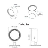 2pcs Smart Touch Control Mural Light RGB Wall Mount Lamp, 2PCS