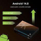 H96Max M9s Android 14 Smart TV Box with Remote Control, RK3576 Octa Core, 4GB+32GB, 8GB+128GB