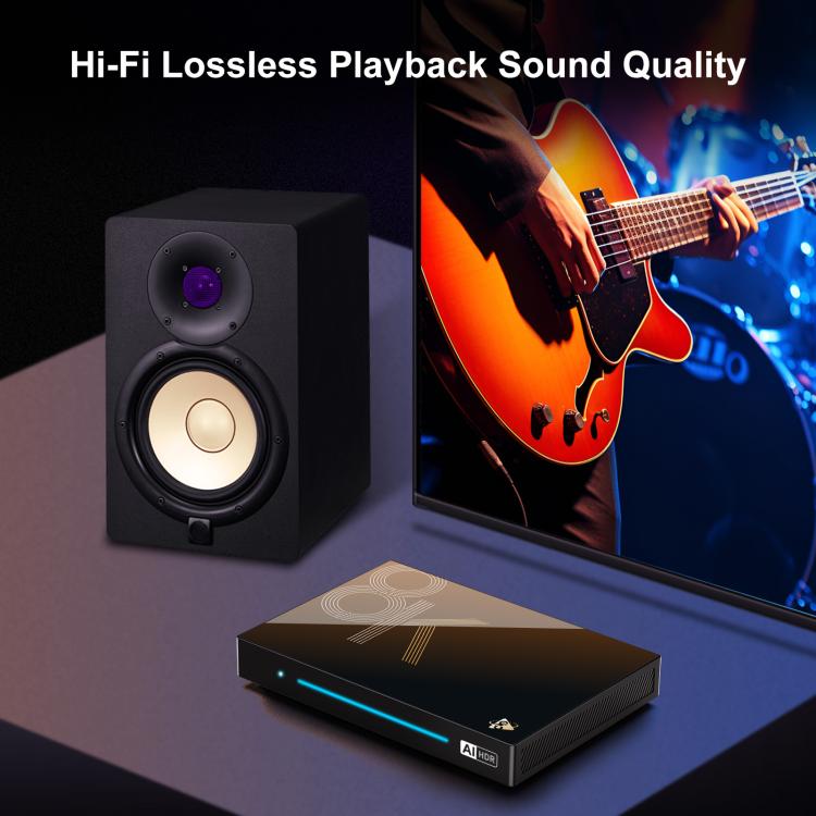 H96Max M9s Android 14 Smart TV Box with Remote Control, RK3576 Octa Core, 4GB+32GB, 8GB+128GB