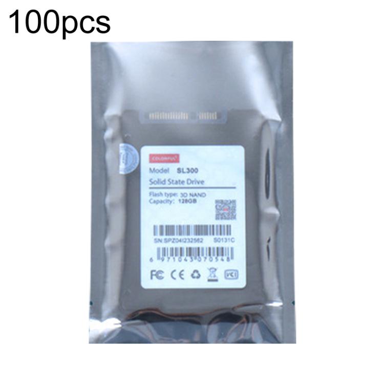 15-wire Anti-static Shielding Open-Top Bag Hard Disk Insulation Bag, 100pcs / Pack 5x8cm, 100pcs / Pack 6x8cm, 100pcs / Pack 6x9cm, 100pcs / Pack 6x10cm, 100pcs / Pack 6x12cm, 100pcs / Pack 6x18cm, 100pcs / Pack 7x11cm, 100pcs / Pack 7x14cm            ...