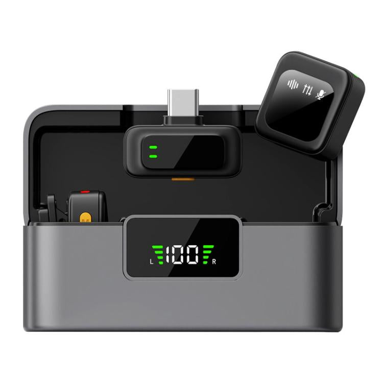 Q18 2 in 1 Lavalier Wireless Microphone, Type-C Plug, 8 Pin Plug