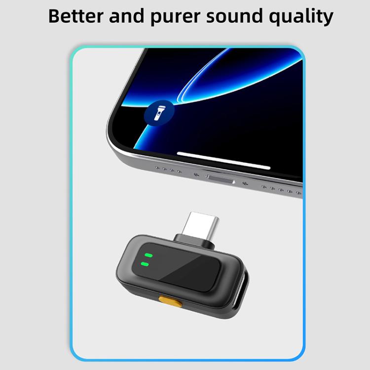 Q18 2 in 1 Lavalier Wireless Microphone, Type-C Plug, 8 Pin Plug