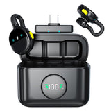 Q28 2 in 1 Lavalier Wireless Noise Cancellation Microphone, Type-C Plug, 8 Pin Plug