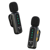 K7 2 in 1 Lavalier Wireless Microphone with Charging Dock, Type-C Plug, 8 Pin Plug