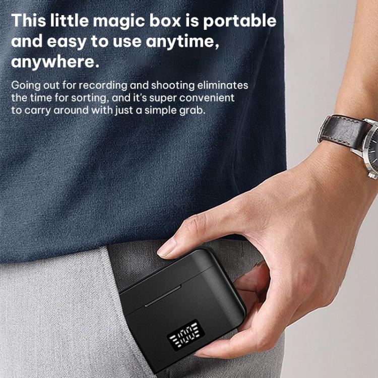 K15 2 in 1 Mini Lavalier Wireless Microphone, Type-C Plug, 8 Pin Plug