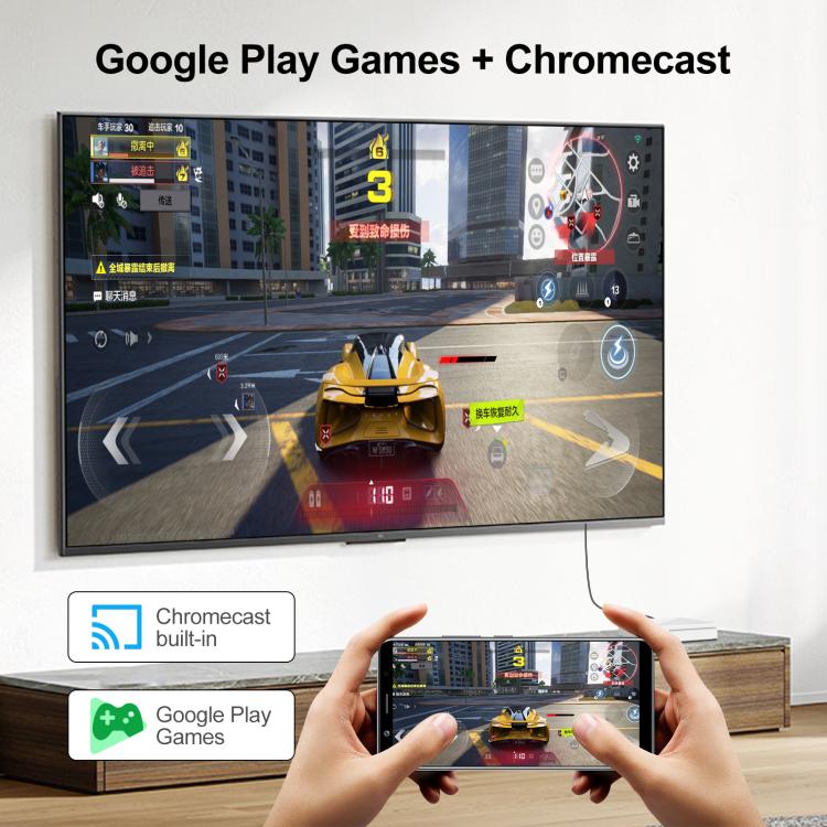 H96 Max H313 Android 14 Smart TV Set Top Box with Remote Control, ARM Cortex-A53 Quad Core, 2GB+8GB, 2GB+16GB