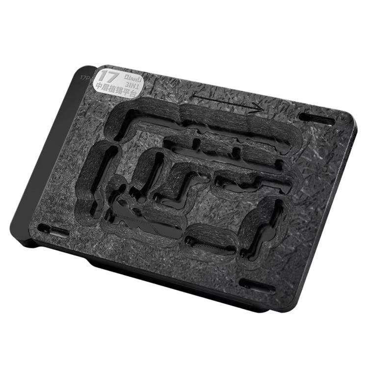 Qianli 3 in 1 Magnetic Middle Frame Reballing Platform for iPhone 17 / 17 Pro / 17Pro Max, Qianli 3 in 1 Qianli 3 in 1
