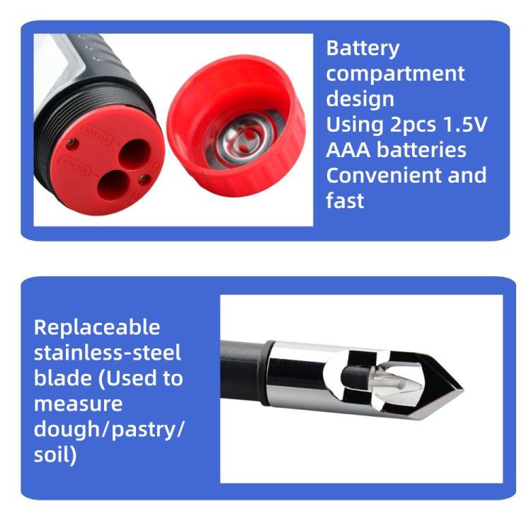 BENETECH GM795 Penetration Portable PH Meter Soil Tester, GM795