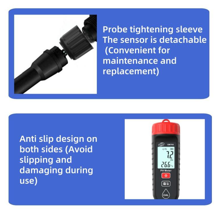 BENETECH GM795 Penetration Portable PH Meter Soil Tester, GM795