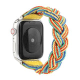 Elastic Woven Watchband For Apple Watch Series 6 & SE & 5 & 4 40mm / 3 & 2 & 1 38mm, 160mm