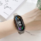 For Xiaomi Mi Band 5 / 4 Universal Silicone Transparent Replacement Strap Watchband
