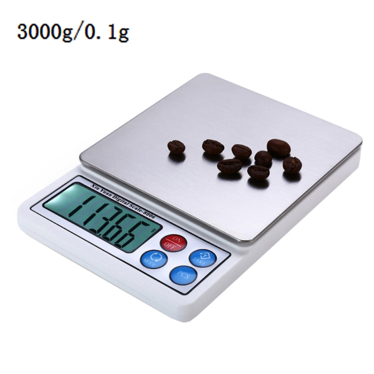 XY-8006 2.2 inch Display High Precision Electronic Scale (0.1g~3000g), Excluding Batteries, 3000g/0.01g