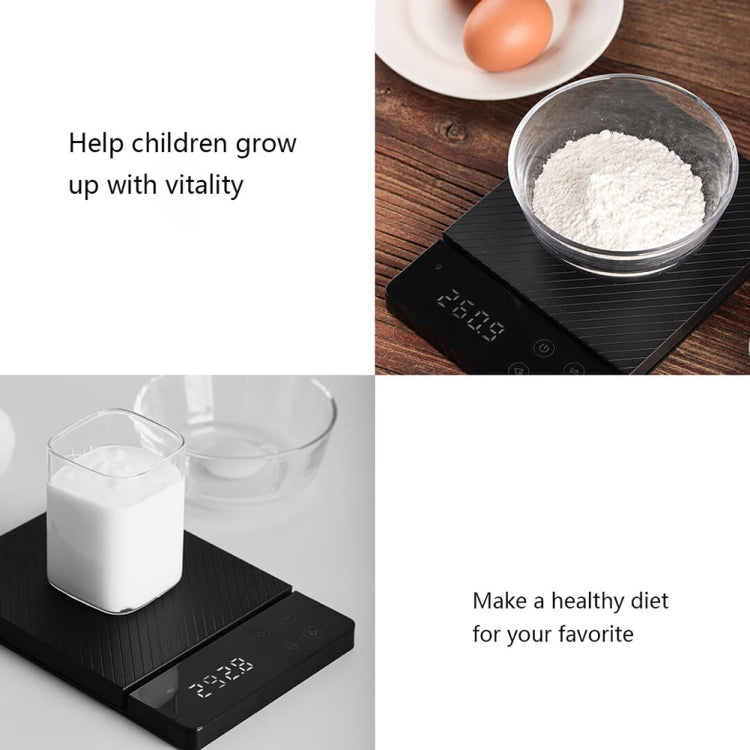 3KG Original Xiaomi Youpin DUKA ES1 Kitchen LCD Digital High-precision Electronic Scale, 3KG