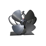YL201 4-Blade High Temperature Metal Heat Powered Fireplace Stove Fan, YL201 (Silver), YL201 (Black), YL201 (Bronze), YL201 (Grey), YL201 (Gold), YL201 (Rose Red)