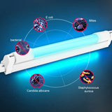 110V 8W Ozone Quartz UV Disinfection Light Portable UVC Anti-virus Sterilization Lamp, 110V 8W Ozone