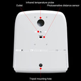 K9 Handsfree Non-contact Body Light-sensitive Distance Sensor Thermometer + 1000ml Automatic Non-contact Liquid Soap Dispenser, K9