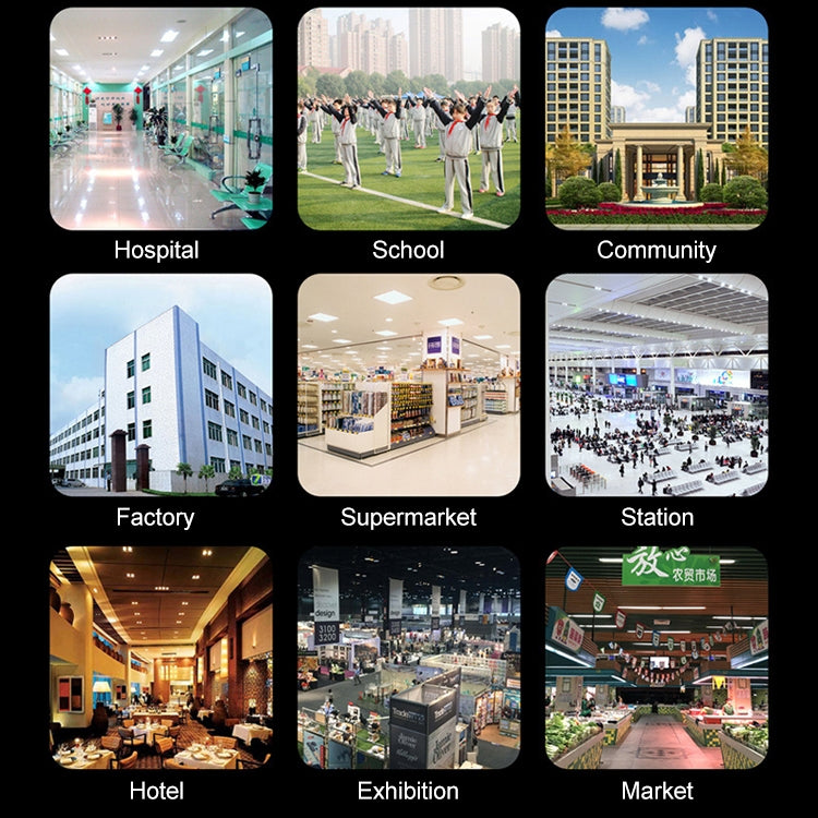 K9 Handsfree Non-contact Body Light-sensitive Distance Sensor Thermometer + 1000ml Automatic Non-contact Liquid Soap Dispenser, K9