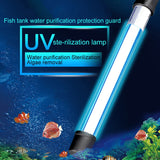220V 9W UV Ultraviolet Algae Disinfection Fish Tank Lamp, EU Plug, 9W EU Plug