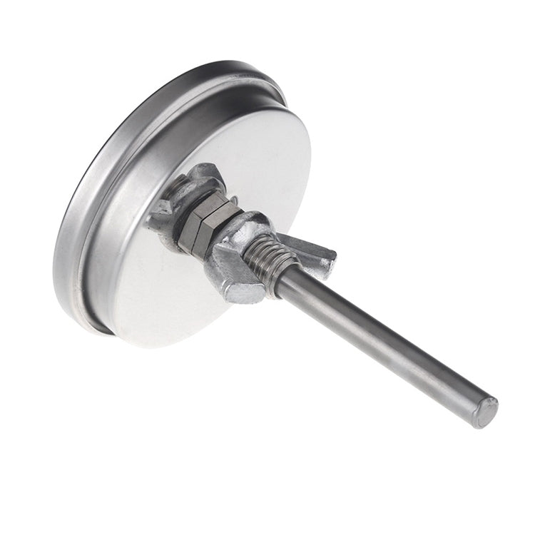 Stainless Steel Oven Thermometers BBQ Smoker Pit Grill Bimetallic Thermometer Temp Gauge Cooking Tools with Dual Display & Anti-fog Glass, WSS-411