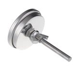 Stainless Steel Oven Thermometers BBQ Smoker Pit Grill Bimetallic Thermometer Temp Gauge Cooking Tools with Dual Display & Anti-fog Glass, WSS-411