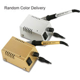 BAKU BK-938 AC 220V 1-18W Mini Thermostatic Soldering Station Electric Iron, EU Plug (Random Color Delivery), BK-938