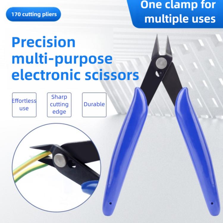 170 Electronic Pliers Diagonal Side Cutting Cable Wire Cutter Repair Hand Tool, Plato 170