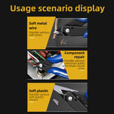 170 Electronic Pliers Diagonal Side Cutting Cable Wire Cutter Repair Hand Tool, Plato 170