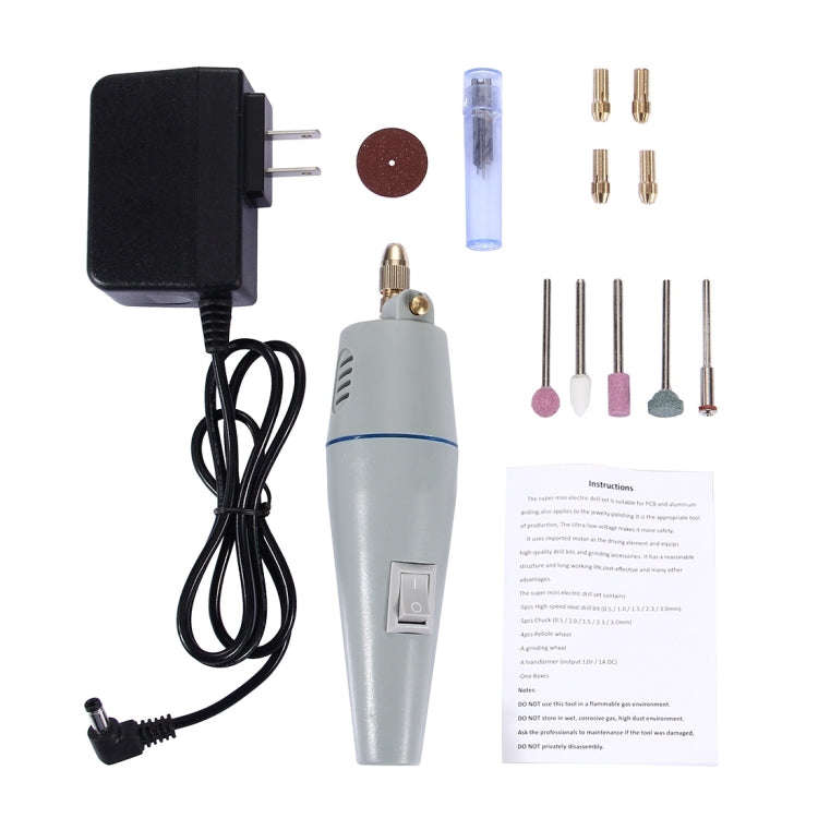 WLXY WL-500B Mini Electric Grinder, 110V-240V, Suitable Drill Chuck: 0.3mm-4.0mm, WL-500B