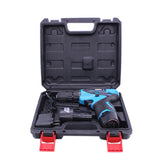 VOTO 12V Stepless Speed Regulation Rechargeable Hand Drill Set Electric Drill Power Tools with LED Light, AC 220V, US Plug, Random Color Delivery, 12V Dual Speed