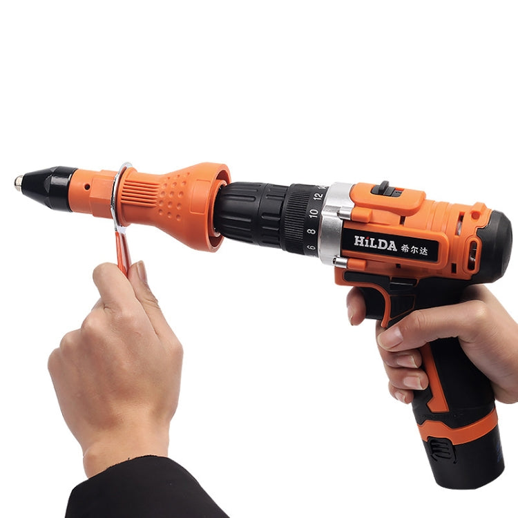 220V Electric Rivet Nut Gun Cordless Drill Riveting Adapter Tool, Rivet Nut Gun