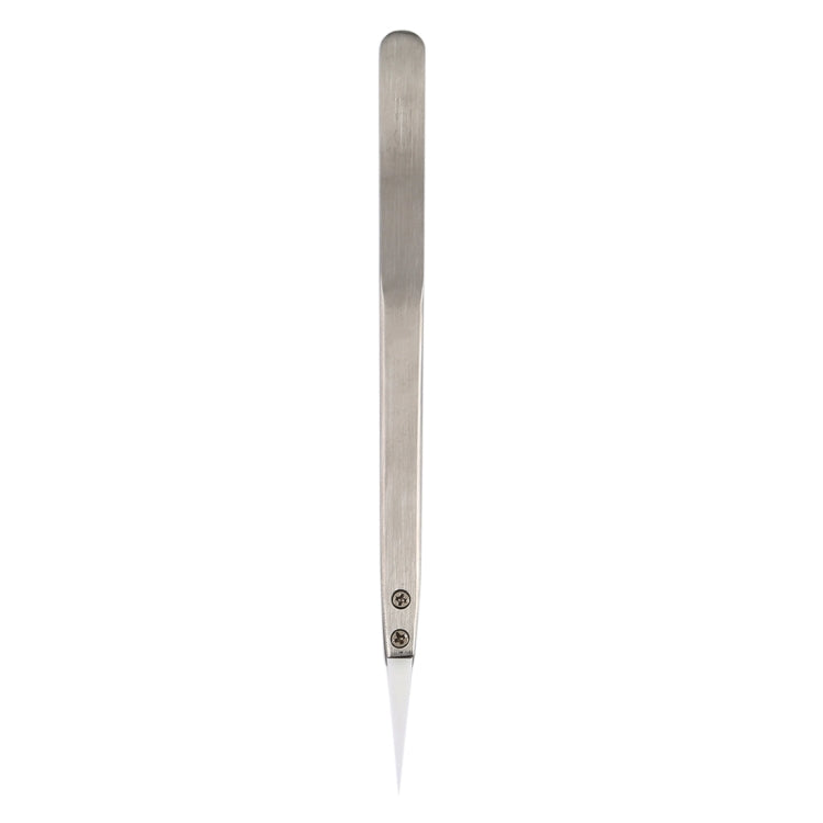 TC-14 Stainless Steel High Temperature Resistance Ceramic Tip Tweezers, TC-14