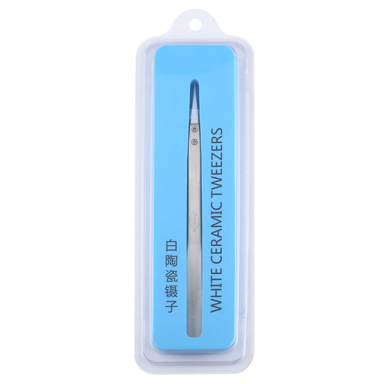 TC-14 Stainless Steel High Temperature Resistance Ceramic Tip Tweezers, TC-14